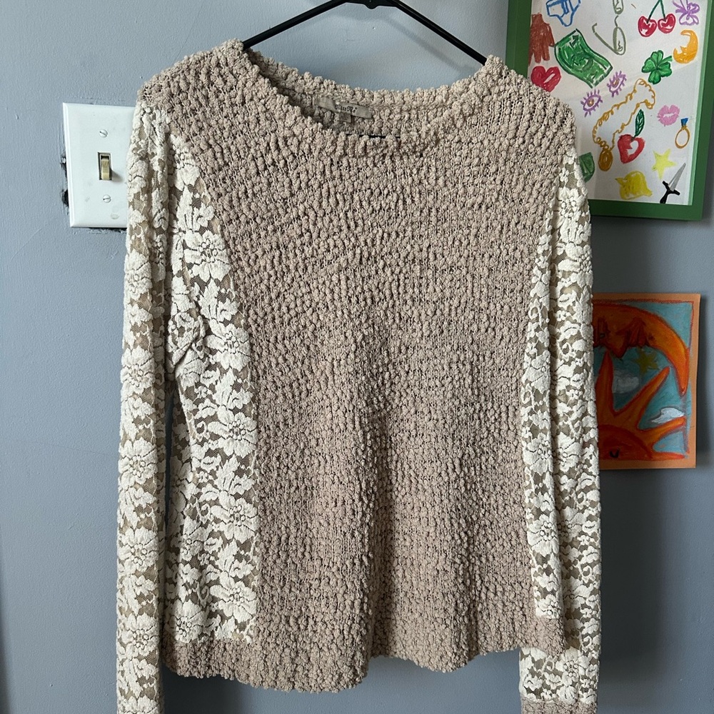 Medium Woman’s Tan Miss Me Sweater